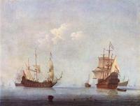 Velde the Younger, Willem van de - Marine Landscape